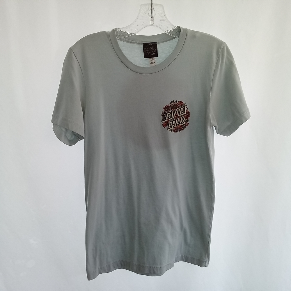 Santa Cruz logo floral shirt size small